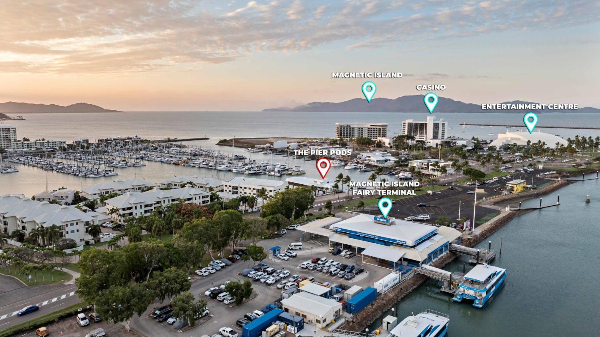 The Pier Pods On The Water- 50M From Townsville Bus Terminal And Ferry Terminal- Passport Id Requried Zewnętrze zdjęcie